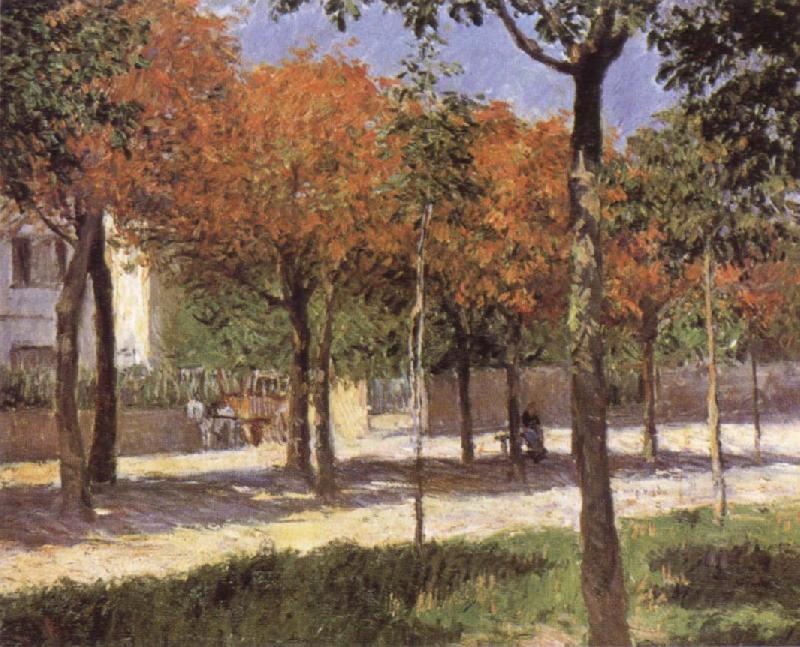 Gustave Caillebotte Square at Argenteuil oil painting image